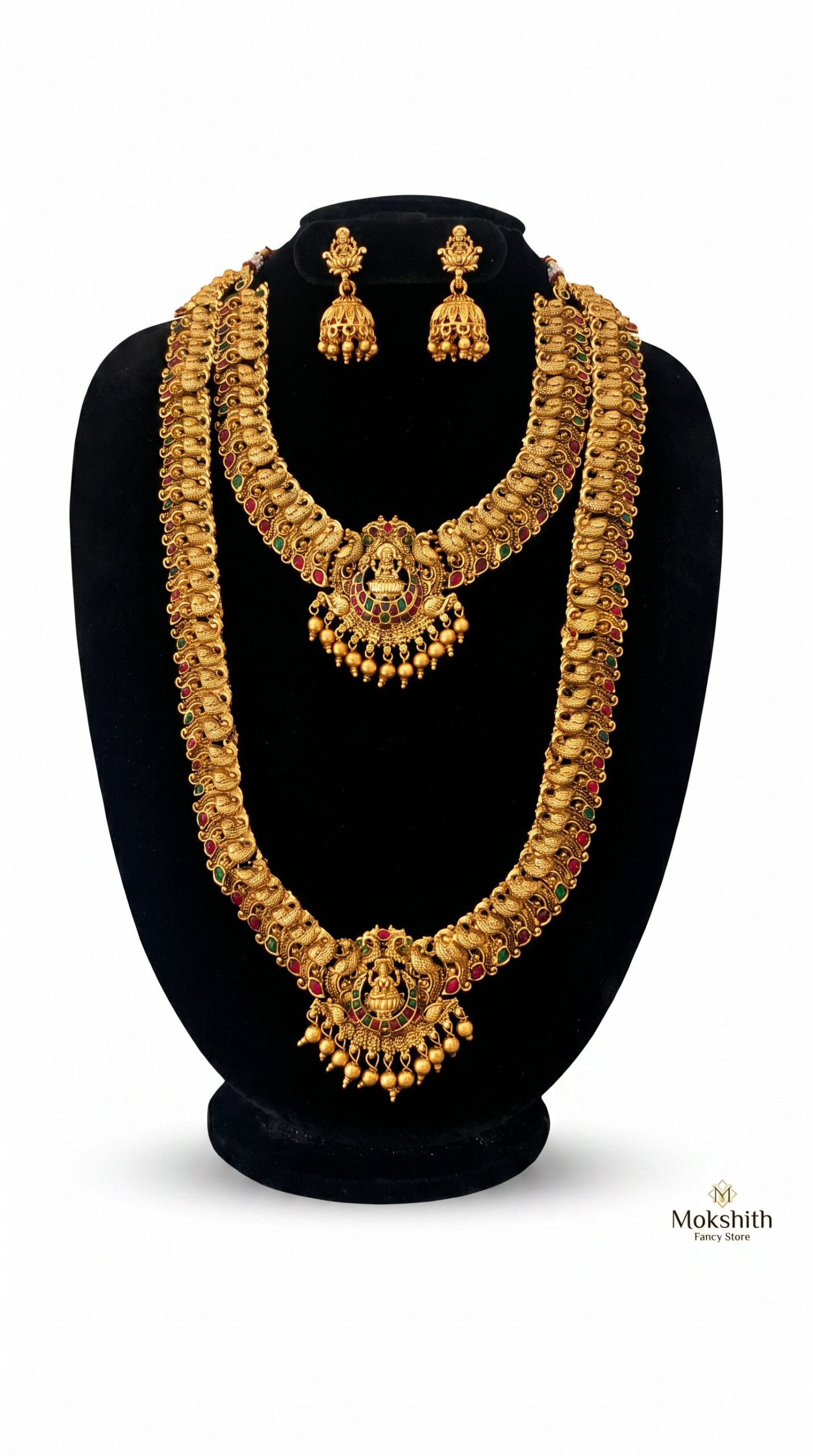 Premium Gold Finish Necklace Set for Women